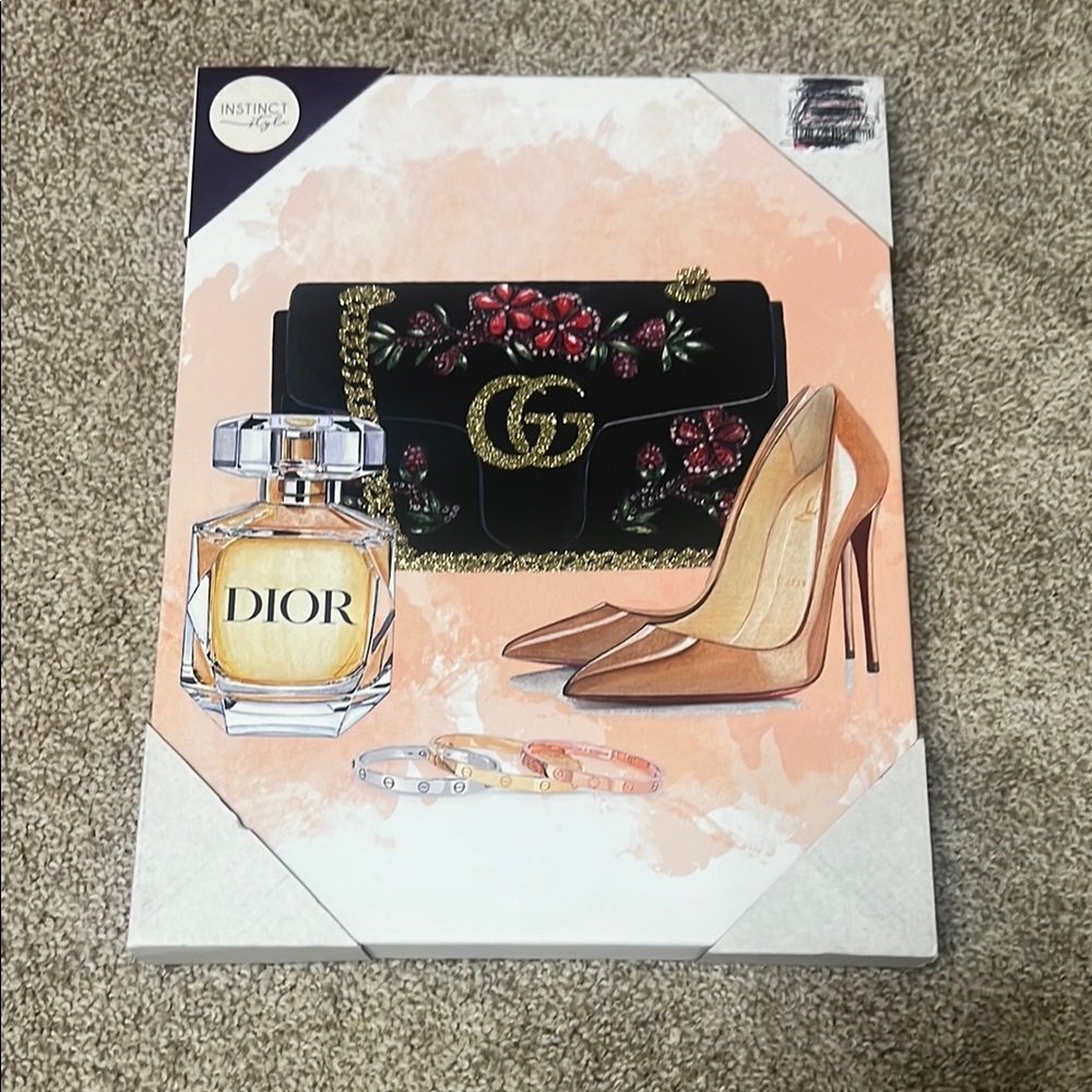 NWT! Luxury Inspired Canvas! Ready to hang!